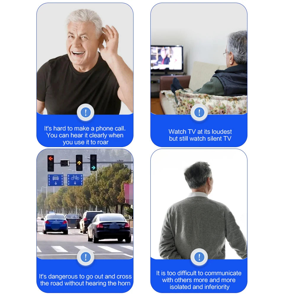 Hearing Aids Digital Hearing Aid For Elderly Deafness 16 Channels Bluetooth Wireless Sound Amplifier Noise Reduction Ear Aids