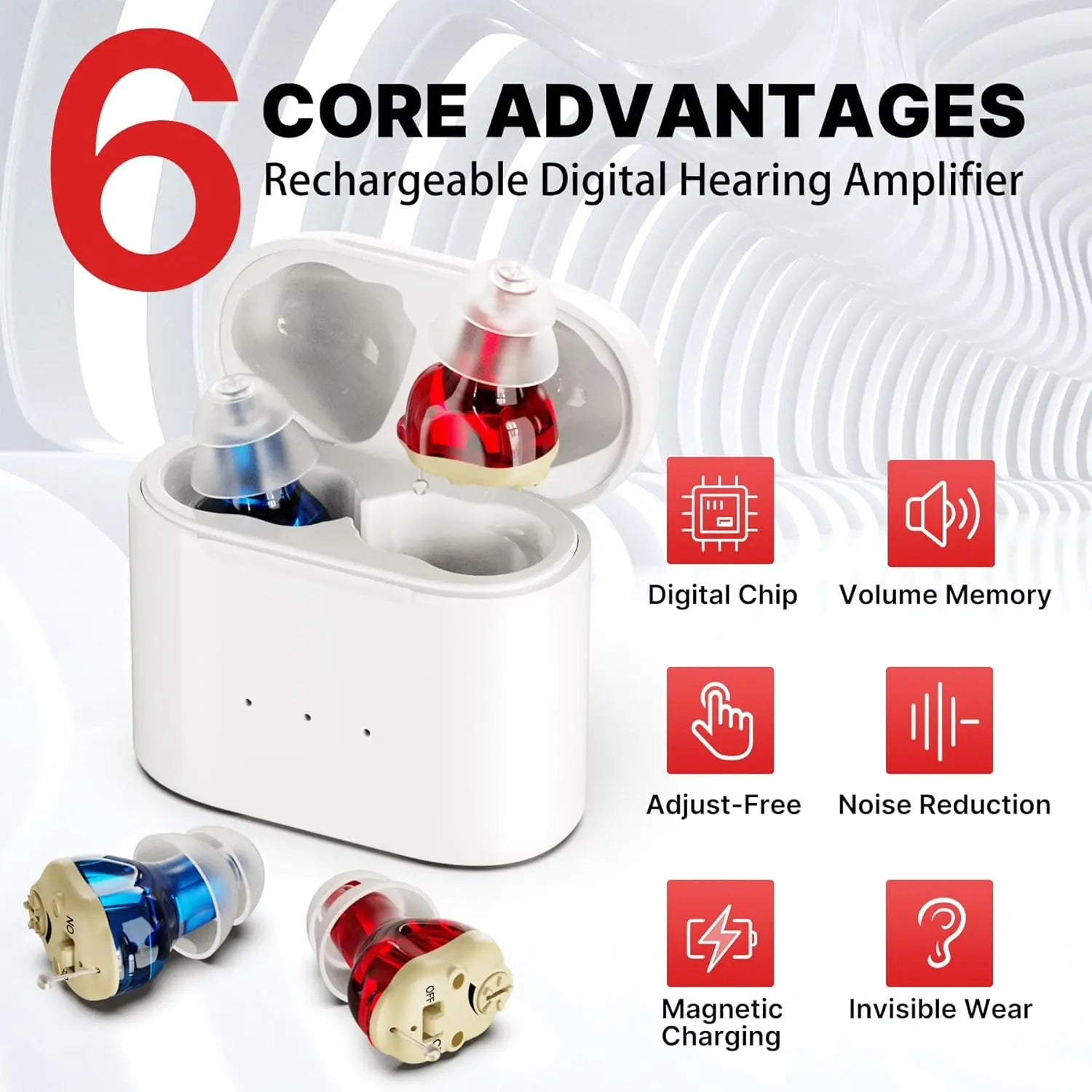Appareil Auditif Rechargeable – Mini & Invisible